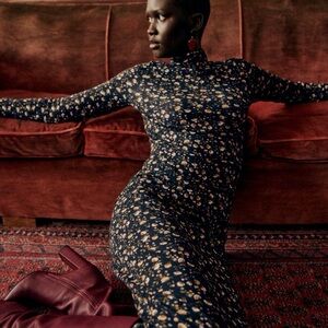 NWT - Sezane Felicia long dress - Miranda print - size L